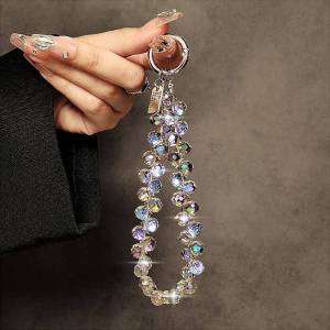 กระเป๋าใส่โทรศัพท์มือถือหรูหราพร้อมโซ่ห้อยคริสตัล โซ่ห้อยข้อมือ โซ่ห้อยโทรศัพท์มือถือ โซ่ห้อยกระเป๋า โซ่ห้อยเครื่องประดับแฟชั่น