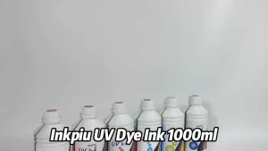 Inkpiu UV Dye Ink 1000ML (1 Liter) for HP Canon Epson & Brother Printers Stickers  C/M/Y/K/LC/LM