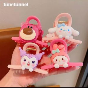 Set 4 Kẹp Tóc Gấu Dâu Hoạt Hình Cho Bé - Kẹp Tóc Xinh Xắn Cute Cho Bé