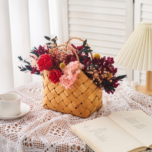 Hoa Quả Nhỏ Bằng Tre Dệt Theo Phong Cách Nông Thôn Trang Trí Nhà Baskets Handmade Wicker Baskets Baskets Trang Trí Nhà