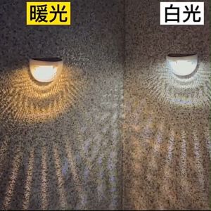 Water drop wall lamp outdoor LED solar lamp door wall step lamp fence lamp decorative lamp