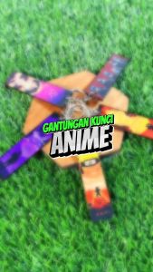 GANTUNGAN KUNCI AKRILIK ANIME - KEYCHAIN ANIME - GANTUNGAN KUNCI NARUTO ONE PIECE DRAGON BALL JUJUTSU - GANCI ANIME 1