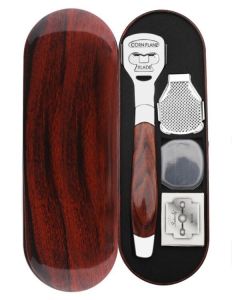 4pcs/set Wood Handle Foot Callus Shaver Heel Feet Skin Shaver Corn Cuticle Cutter Remover Pedicure Razor Portable Foot Care