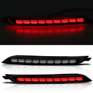LED Rear Bumper Reflector Light For Hyundai Elantra 2014 2015 2016 Brake Tail Light Fog Stop Lamp Dynamic Turn Signal Lamp 12V