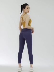 KAMB celana yogaLegging pinggang tinggi olahraga panjang Highwaist Training