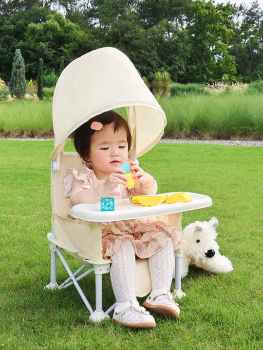 Portable Folding Outdoor Chair for Children Baby Dining Table Chair ...