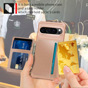 Wallet Case for Google Pixel 10 Pro XL Case Compatible with Car MountFlip Credit Card Holder Cover Rugged Soft TPU Back Heavy Duty Shockproof Leather Case for Pixel 10/10 Pro CasePixel 9 Pro XL/9A/9/8 Pro/8A