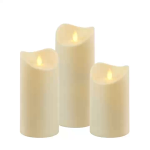 Aka Electric Candle LED Lights Large Size Kandila - Battery Operated Candle Light Swinging Candle for Christening Flameless Candle for Wedding Ceremony LED Candles for Altar Candle for Dining Table Halloween Candles & Home Decor and Accessories