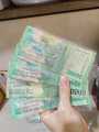 Uang bibit  Ganjil Uang Asli pecahan 5000 rupiah no seri CDB359953( UANG ASLI BEKAS). 