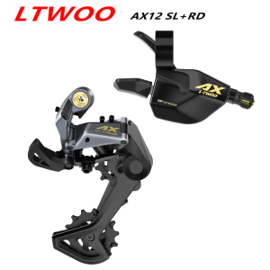 LTWOO AX12 1x12 Speed Gold Shifter Lever+Rear Derailleur Trigger Shifter Compatible with M9100 / M8100 / M7100 / EAGLE