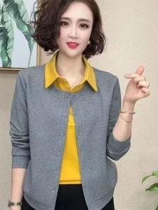 HUAXUNRAN | Fashion Turn-down Collar Blouse for Women