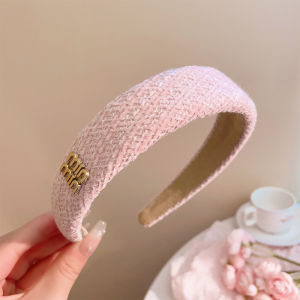 2024 เครื่องประดับผมสไตล์หวานสำหรับเด็กผู้หญิง สีชมพู ขอบกว้าง เครื่องประดับผมสำหรับเด็กผู้หญิงอายุต่ำกว่า 18 ปี วัสดุอื่นๆ