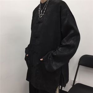 Nam Phong Cách Trung Hoa Áo Sơ Mi Hiện Đại Hanfu Truyền Thống Phương Đông Thái Cực Kung Fu Top Polyester Voan Thời Trang Mùa Hè