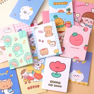Cartoon A6 Mini Notebook Ins Cute Design Kawaii Shaped Small Portable Notepad School Supplies kid