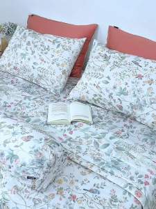 Drap ga Tencel 60s Hoa Văn Cao Cấp Ga Trải Giường Mềm Mát An Toàn