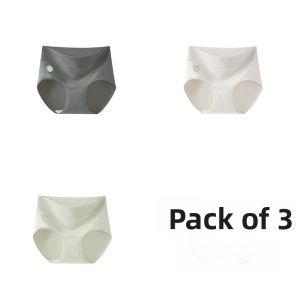 PIER N°5 | Herbal Initial Color Extended Crotch Pure Cotton Womens Underwear Antibacterial Seamless A Class Baby Cotton High Elastic Triangle Shorts