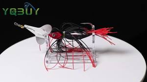QAJTAO Luya 14g Mồi Giả Tổng Hợp Chắn Nước Màu Đen Bionic Fish Lure Cho Câu Cá Trên Biển Sông Hồ Bãi Biển