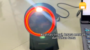 Barcode Scanner Omni 1D+2D Auto Scan QR Code & Barcode Scanner CMOS Sensor Akurasi Tinggi Scanner Barcode Fly