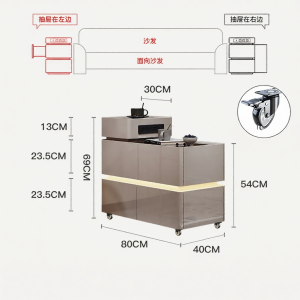 Portable Multi-functional Side Table