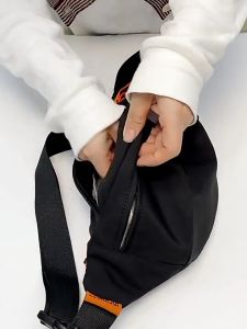 Homer Xavier Nylon Crossbody Bag Belt Bag for Men and Women