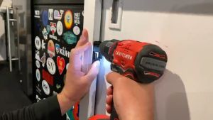 Sliding Door Latch Lock Door Bolt Anti-theft Hasp Lock Right Angle Lock Door Buckle 90/180 Degree Door Hasp