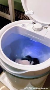 BUG Household mini washing machine 3-speed washing 260W high power 3MIN drainage 4.5KG underwear and socks washing and draining integrated small washing machine