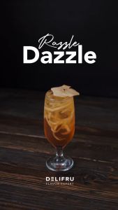 Raspberry Syrup Delifru 1 Liter - Sirup Beri Frambos Premium