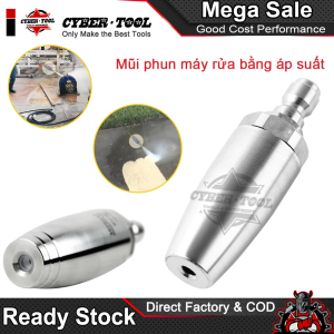 Vòi Phun Xoay Thép Không Gỉ 3625PSI Max Vòi Rửa Áp Lực Cho Máy Rửa Áp Lực