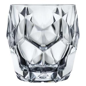 Bohemian Crystal Glass Prism Whiskey Cup Brandy Alcohol Cup for Home Bar Nordic Style Pure Color Easy to Clean
