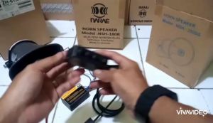 modul sirine senken 60 watt tombol slim aux mic set speaker narae 20 watt