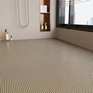 QIQIJIA | Anti-Slip & Fall-Prevention Bath Mat PVC Drainage Water-Resistant Pad