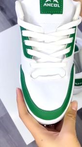 {Siêu cuối tháng} Giày sneaker thời trang Ancol Losofut Discover cho Nam Nữ Size 39-43 chất liệu da bò thật 100% miếng lót giày Eva đế cao su êm chân có lỗ thoáng khí.