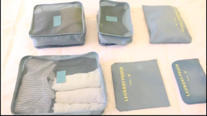 BATHI Tas Travel Set 6 pcs Anti Air Portable Pouch Organizer