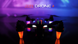 Drone mainan A22 dengan kawalan skrin besar motor tanpa berus kamera dwi HD 4K dan penampilan yang sejuk