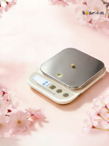 Bear | Cân Điện Tử Bếp Nhỏ 5kg Chính Xác Cao Cân Làm Bánh Nấu Ăn Đa Năng Dễ Đọc Chất Liệu Bền