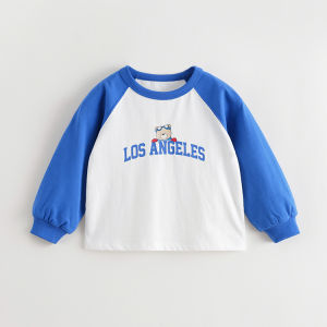 Marc&Janie | Retro Bear Design T-Shirt for Boys Long Sleeve Spring