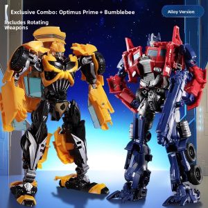 BABYSHOME | Transforming Car Robot Model Toy For Children Metal