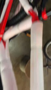 Bicycle Racing Steel V-Brake Set with Allen-Key Pads Set