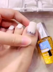 Dầu tháo móng úp nước tháo móng bột siêu nhanh RONGXIN BLUE PLACE chai 14ml - chính hãng