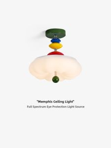 Memphis Style Colorful Cloud Aesthetic Passage Light