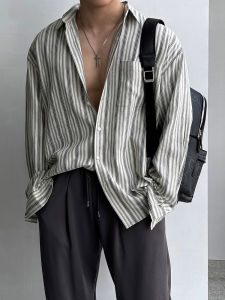 DAVID&ME | Long Sleeve Stripe Luxury Wrinkle Resistant Shirt