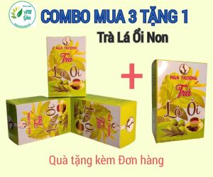 Trà Lá Ổi Trà Lá Ổi Túi Lọc Giảm Cân Hiệu Quả (Trà Búp Ổi Lá Ổi Non Nguyên Chất) Mua 3 Tặng 1
