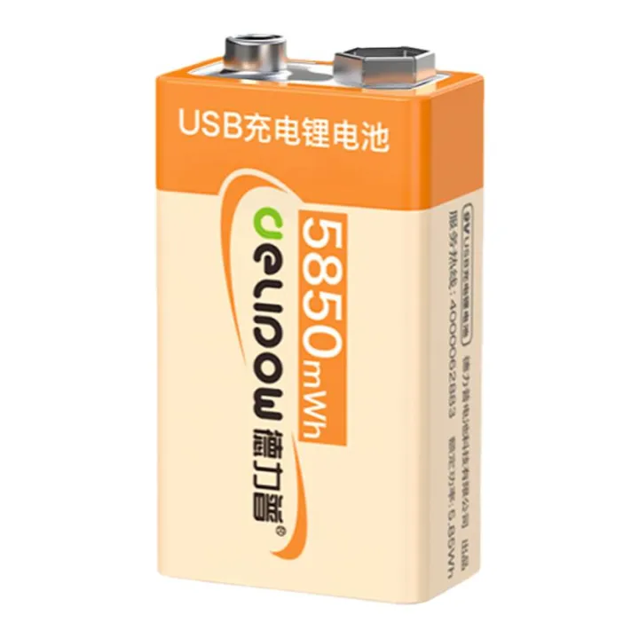 Delipow | Pin Sạc Dung Lượng Cao 9V cho Micro Không Dây và Đồng Hồ Đo ...