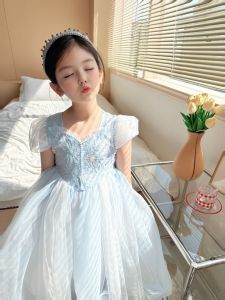Little Girls Elsa Princess Dress Party Wedding Wear