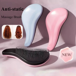 【Jealous Girl】Antistatic Massage Brush Winding Shower Wet Hair Curly Hair Brushes Comb Salon Hairdressing Hair Styling Tool