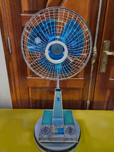 Quạt nội địa Nhật Brother F30-243 (219183) cánh 30cm Cổ sắt Cánh rút óc nhôm Túp năng đồng hồ chỉnh góc