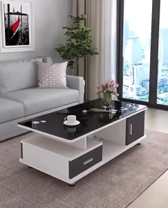 โต๊ะกลางโซฟา โต๊ะกาแฟ โต๊ะรับแขก โต๊ะนั่งพื้น ลายไม้ ลายหินอ่อน มีช่องเก็บของ แข็งแรงทนทาน ดีไซน์สวยหรู