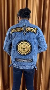 Jaket Jeans Pria Bordir Premium Distro Keren Brutalists Jacket Jeket Terbaru Tebal Dewasa Remaja MK