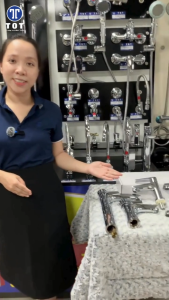 Bộ Củ Sen Tắm Nóng Lạnh Gắn Tường ONIMI Chất Liệu Đồng Thau Mạ Crom Bóng NR7003