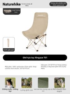 NatureHike | Ghế cắm trại gấp gọn lưng cao